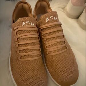 APL Women's Tan Knit Sneakers